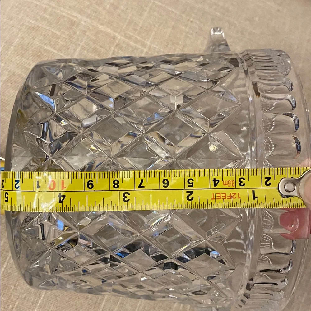 Vintage Crystal Glass Ice Bucket